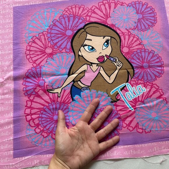 Lil Bratz Sewing Fabric Pillow Panels 2004 Vintage Retired Out of Print - Picture 5 of 6